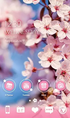 missflower GOLauncher EX Theme android App screenshot 5