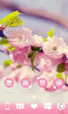 missflower GOLauncher EX Theme android App screenshot 6